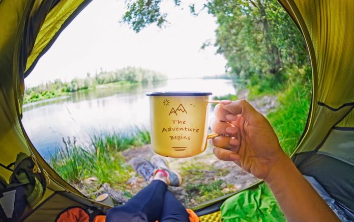 Camp On Water With This Floating Tent