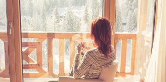home looking window winter